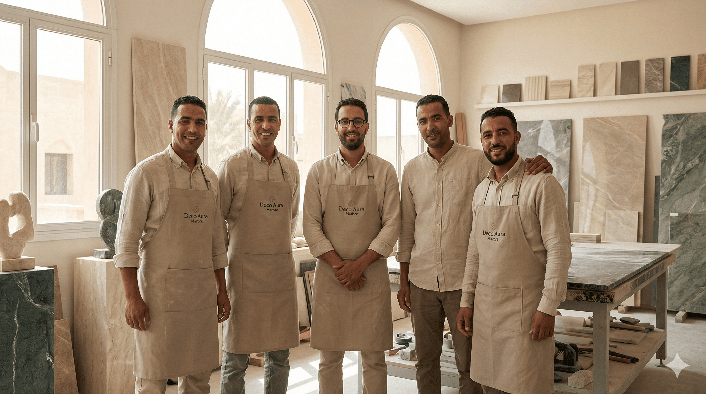 L'équipe DECO AURA MARBRE