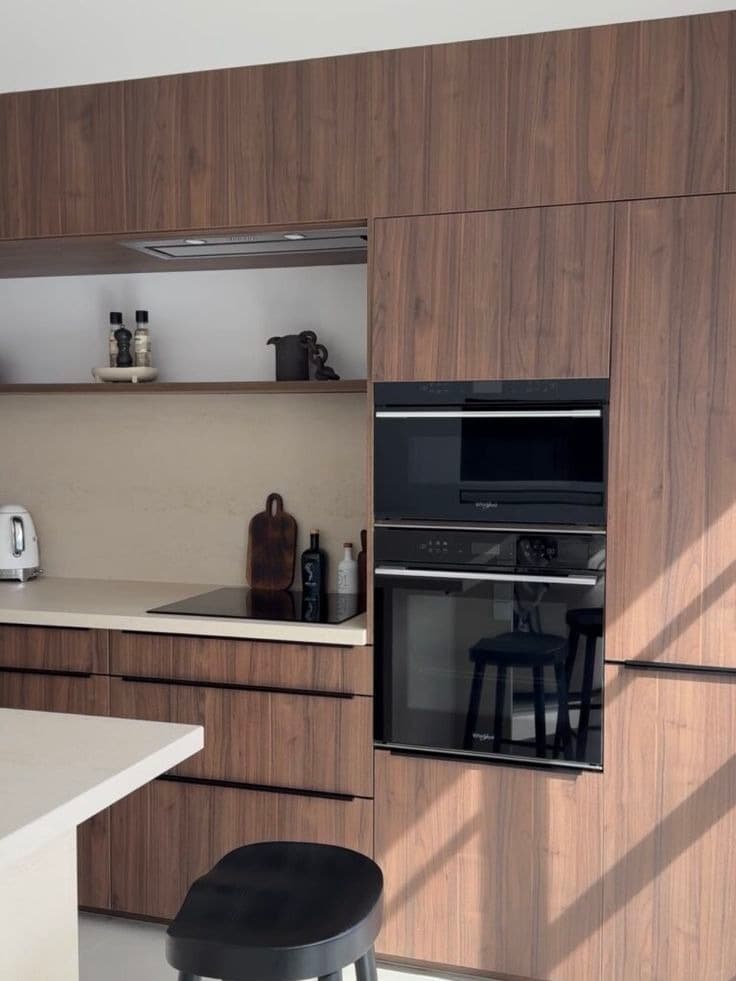 Cuisine gris et bois — Plan clair — visuel 4