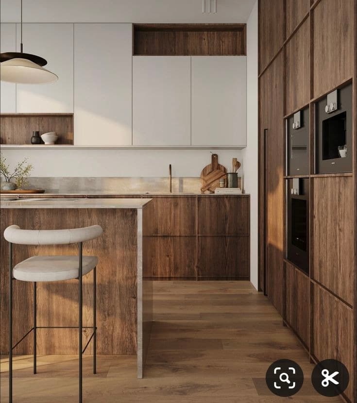 Cuisine minimaliste — Tons sable — visuel 4