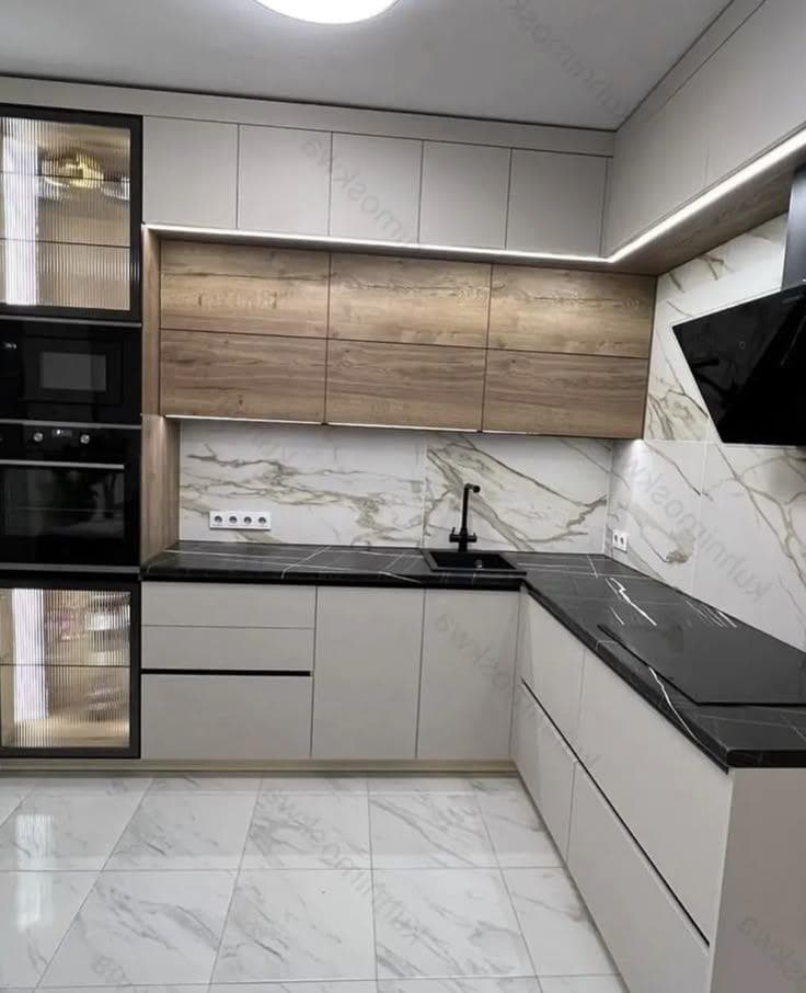 Cuisine moderne gris clair — visuel 7