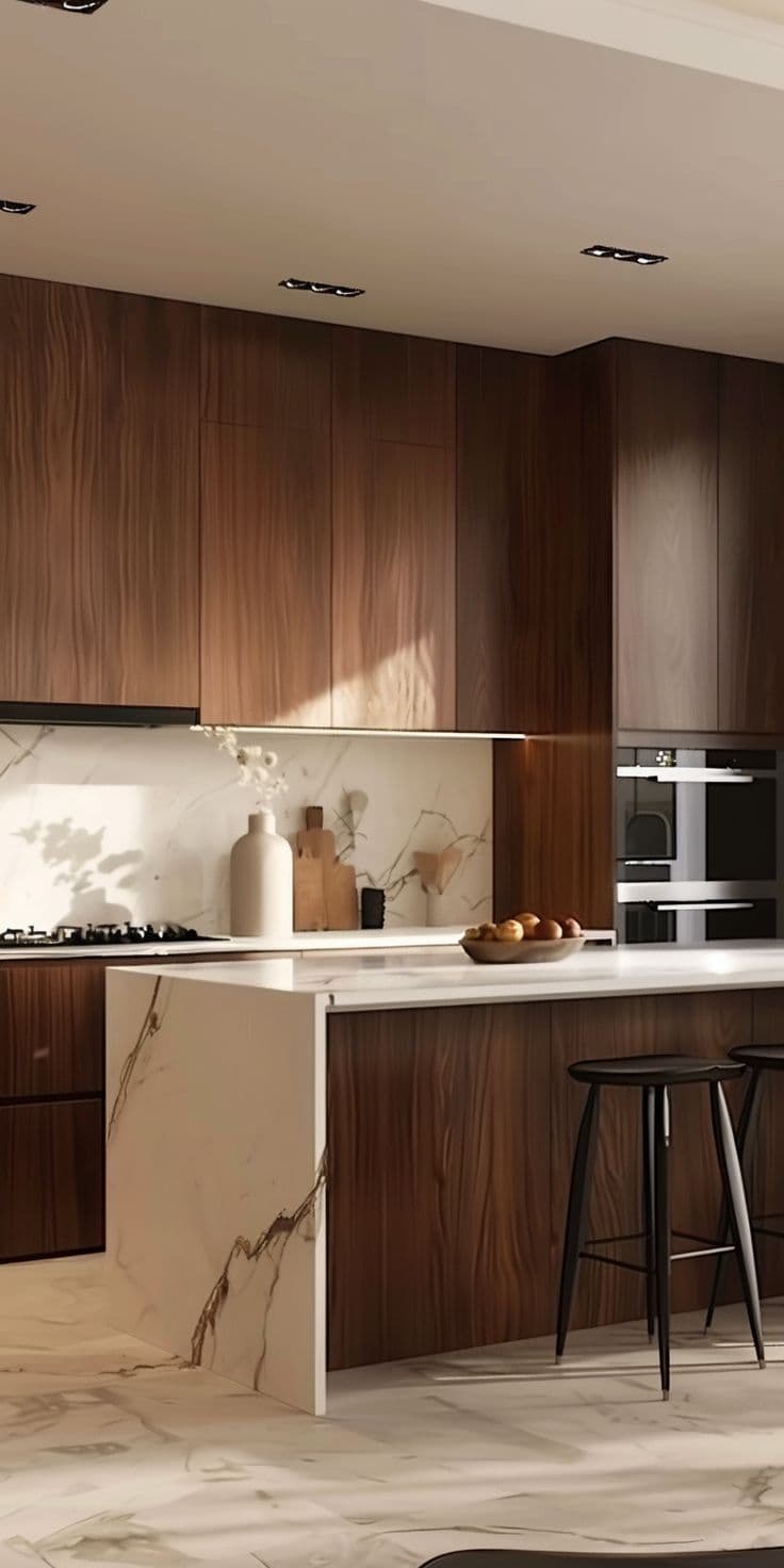 Cuisine moderne — plan de travail clair — visuel 2