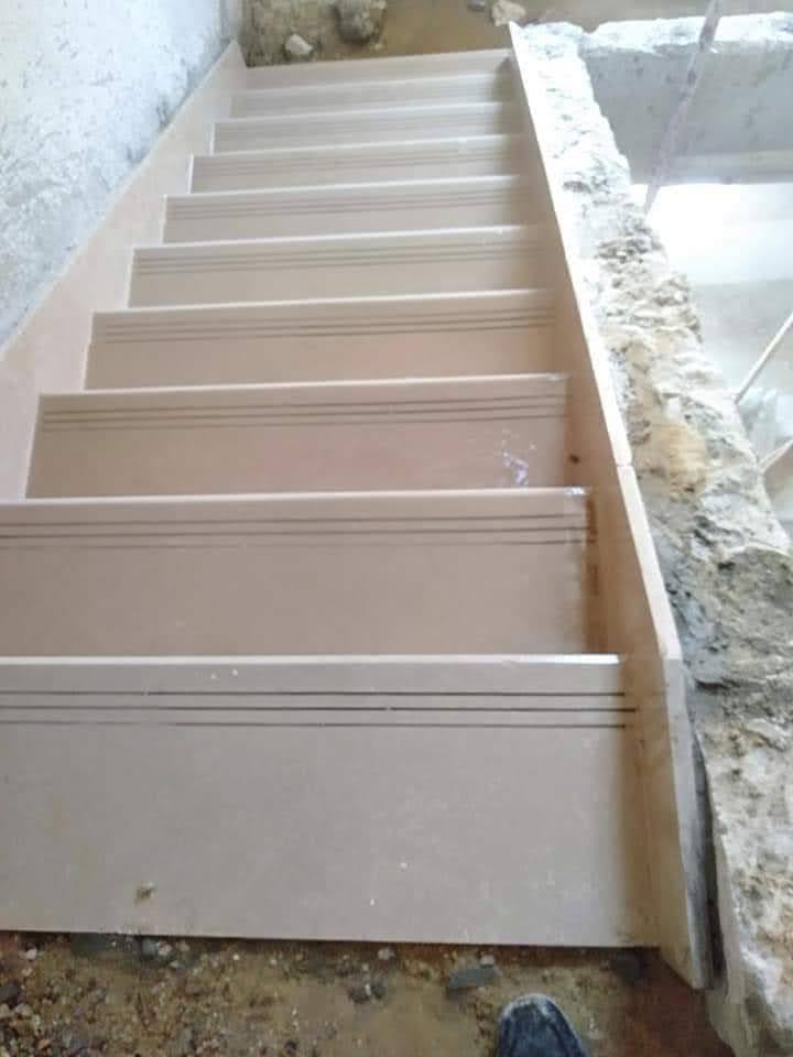 Escalier en marbre — Style contemporain — visuel 2