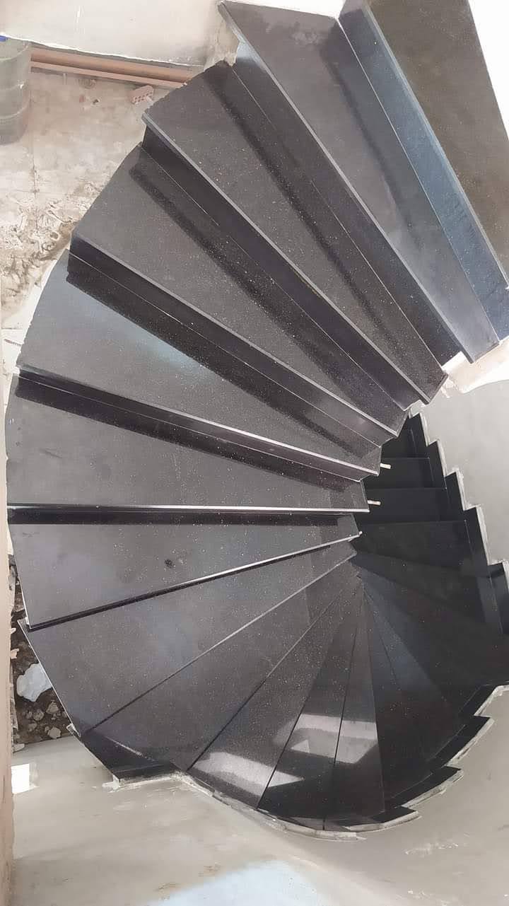 Escalier en marbre — Style contemporain — visuel 4