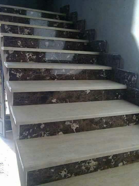 Escalier en pierre naturelle — Style classique