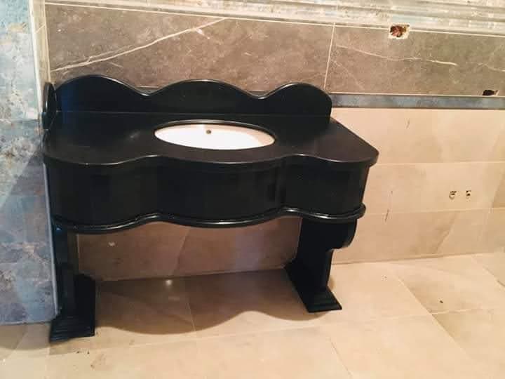 Plan vasque double en marbre — visuel 4