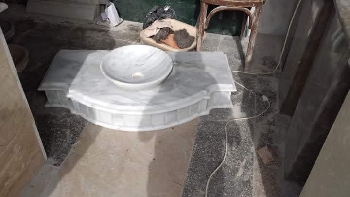 Revêtement mural marbre — Salle de bain — visuel 2