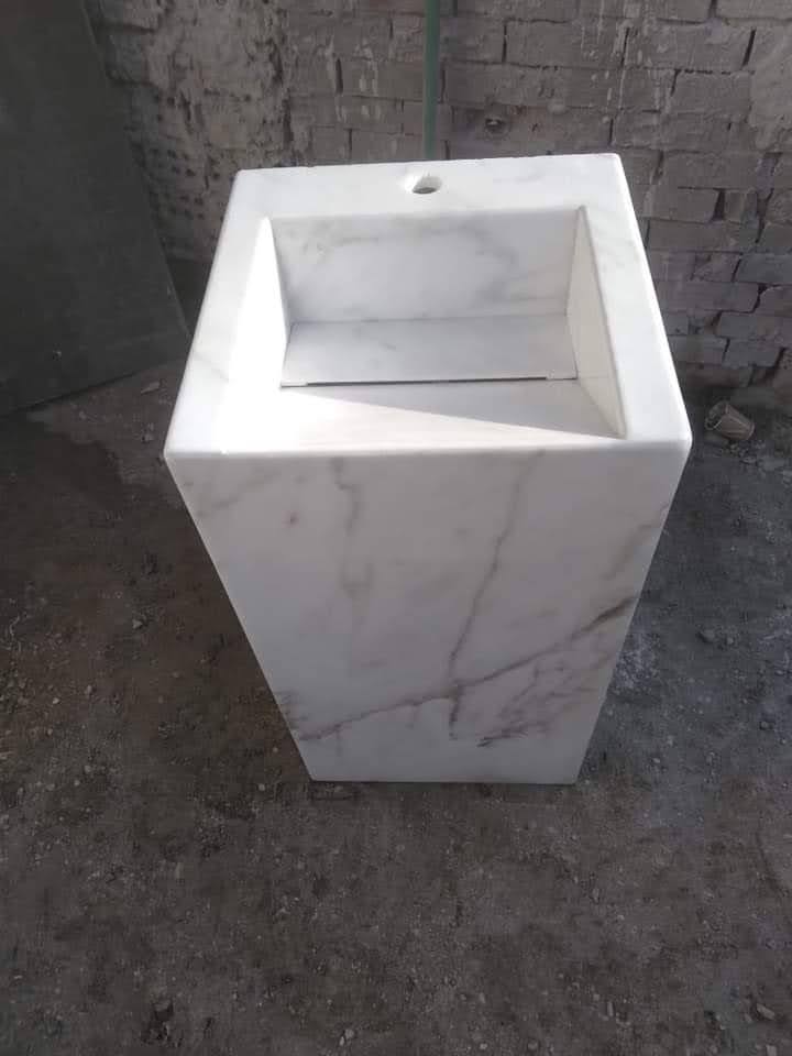 Revêtement mural marbre — Salle de bain