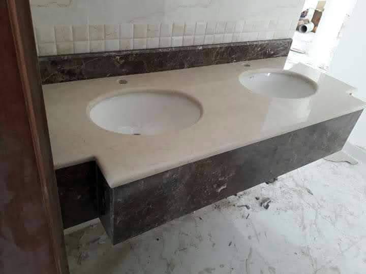 Plan vasque minimaliste en pierre